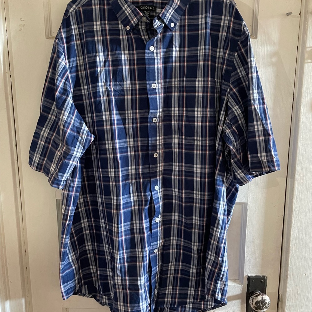 Plaid button down